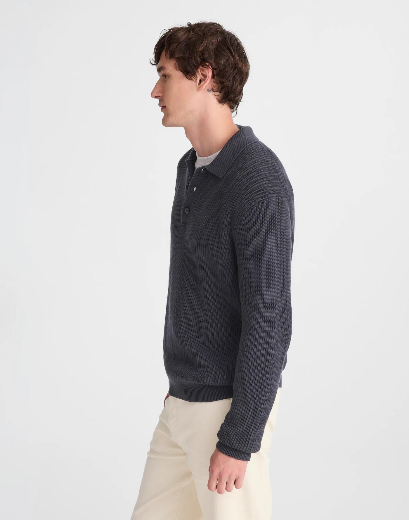 Cotton Shaker-Stitch Polo Product Image