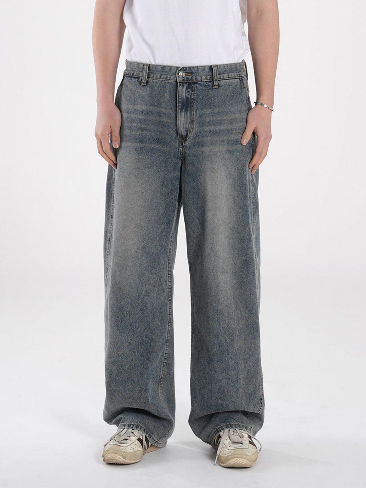 RT No. 12562 WASHED BLUE DENIM JEANS Product Image