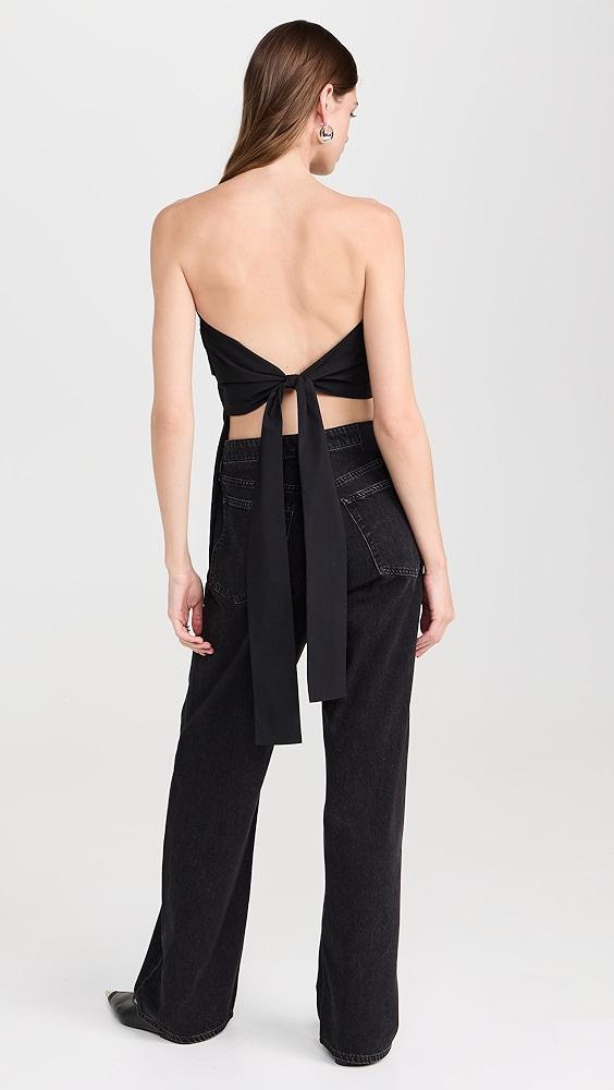 St. Agni Strapless Tie Back Top | Shopbop Product Image