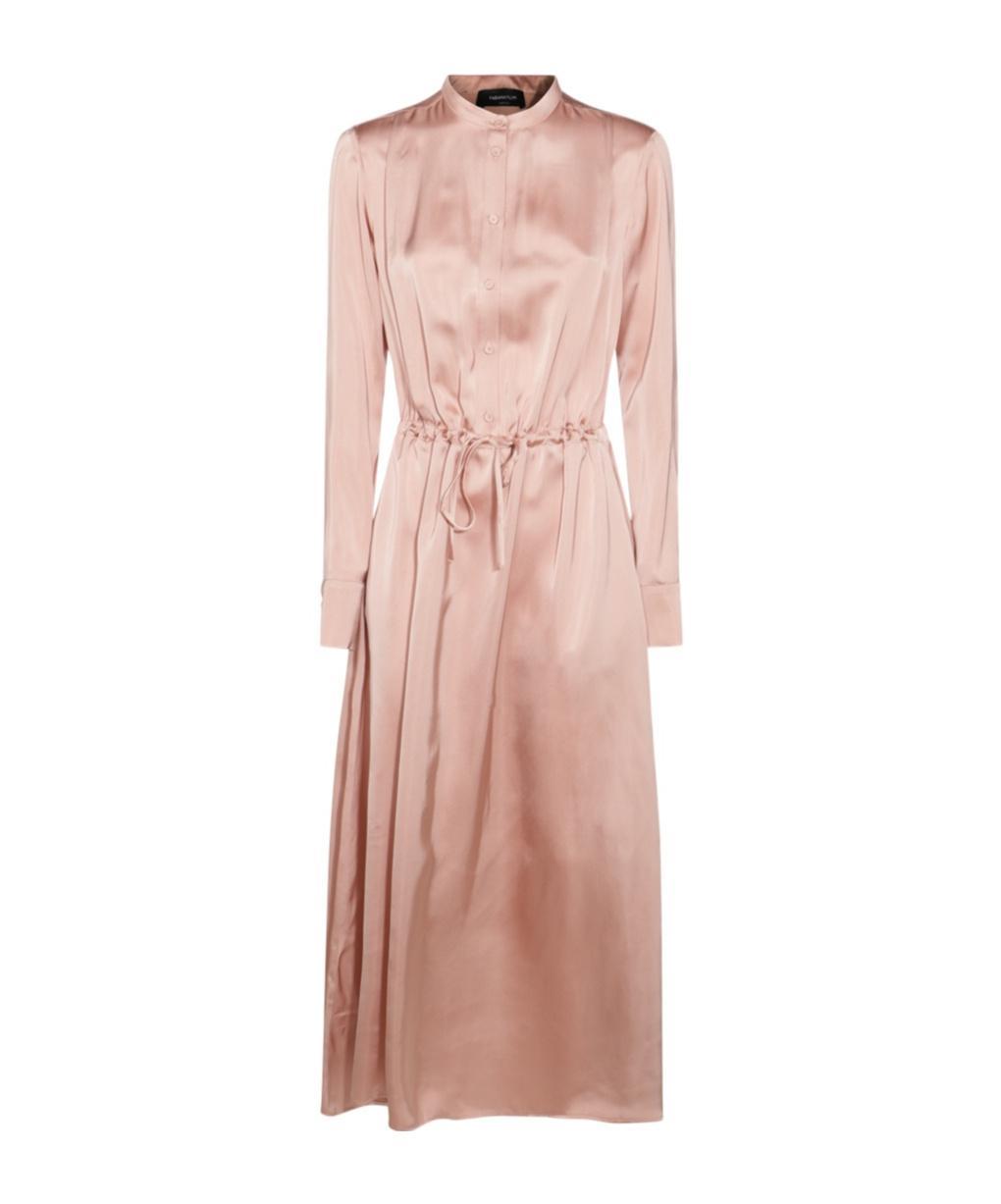 FABIANA FILIPPI Pink Viscose Maxi Dress In Fard Product Image