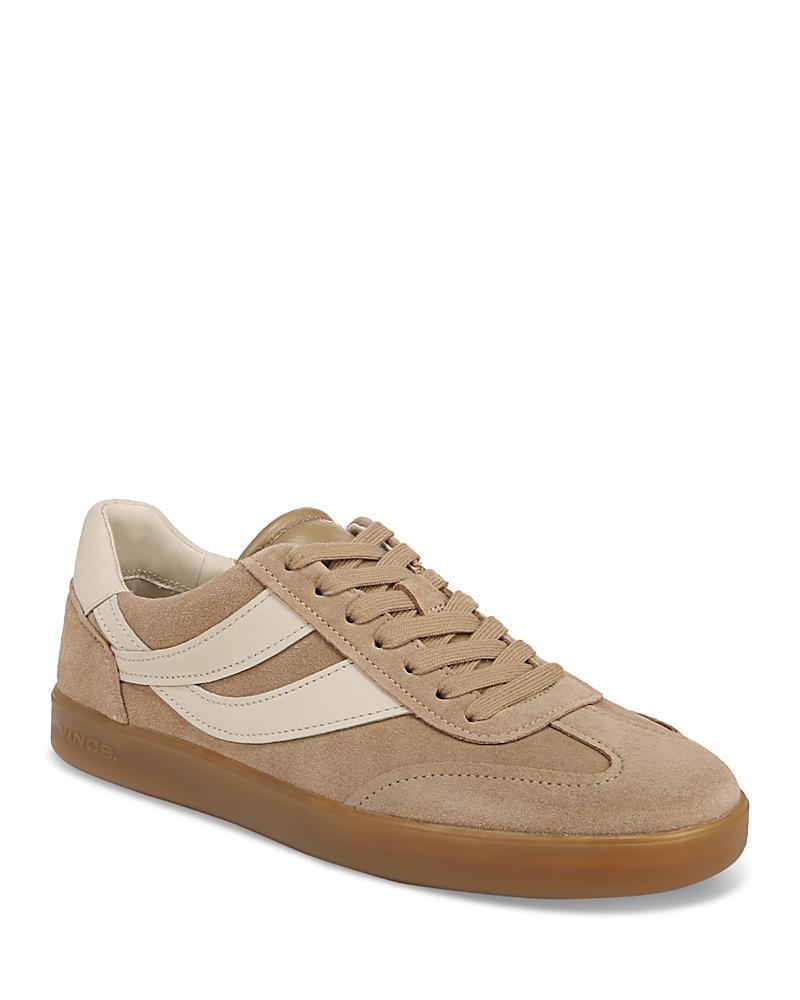 Vince Mens Oasis Leather Lace Up Sneakers Product Image