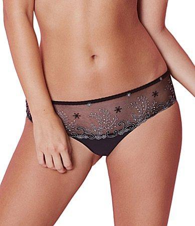 Delice Floral-Embroidered Boyshorts Product Image