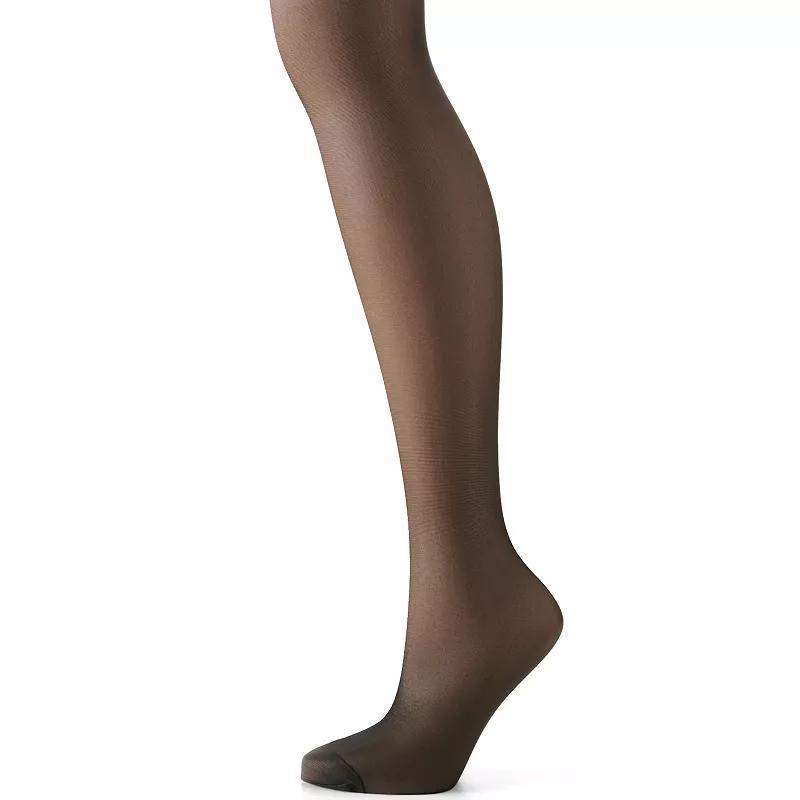 Hanes® Silk Reflections Silky Sheer Control Top Pantyhose, Women's, Size: E-F, Blue Product Image