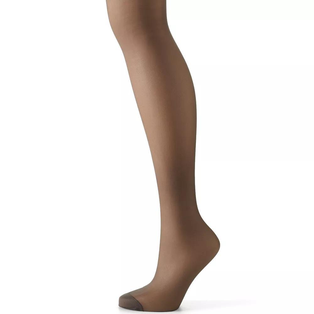 Hanes® Silk Reflections Silky Sheer Control Top Pantyhose, Women's, Size: E-F, Blue Product Image