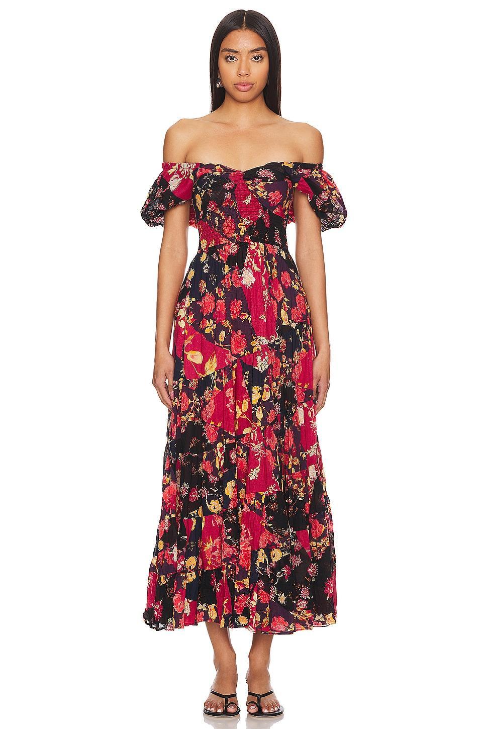 Sundrenched Short Sleeve Maxi Dress Free People Product Image