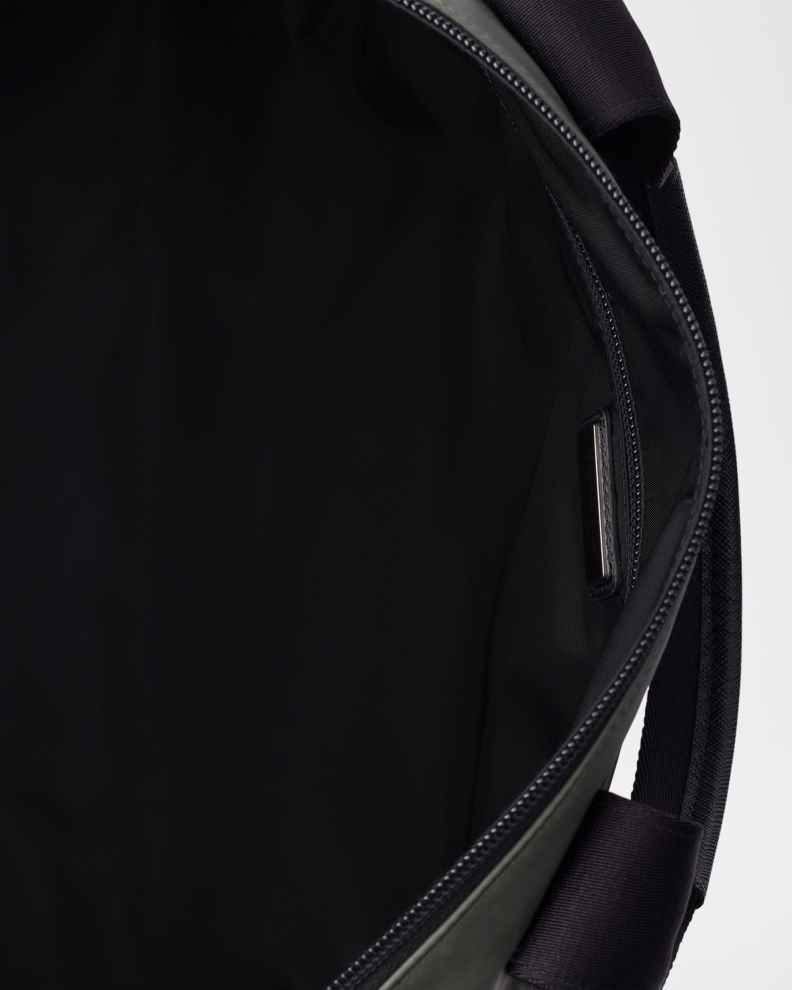 Re-Nylon And Saffiano Leather Duffle Bag Product Image