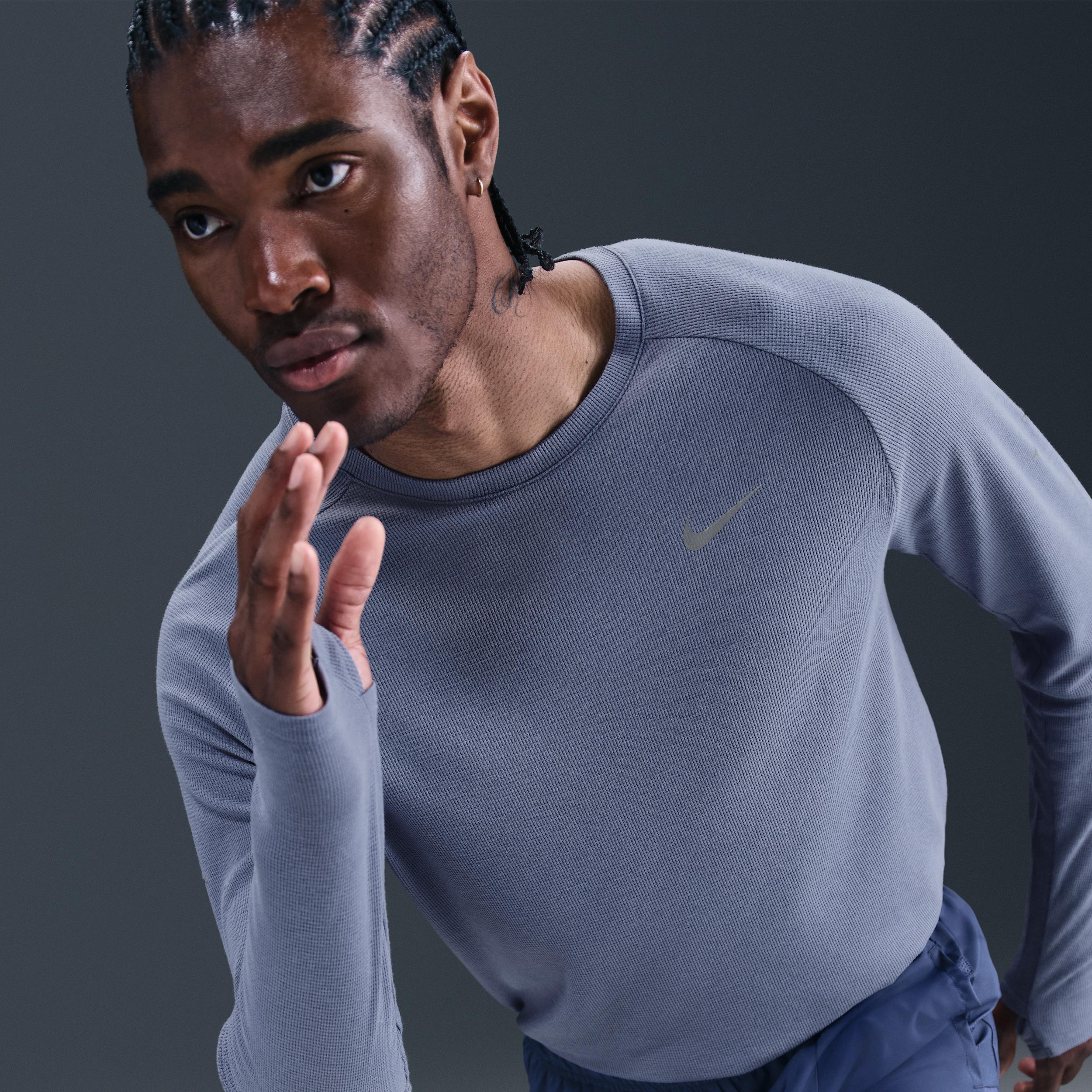 Nike Men's Stride Dri-FIT Running Waffle Crew Product Image