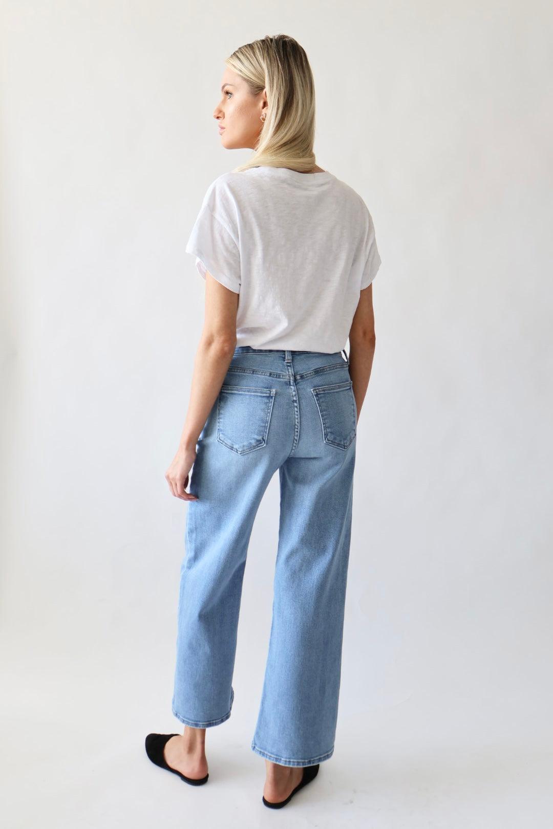 The High Rise Wide Leg Jeans Product Image