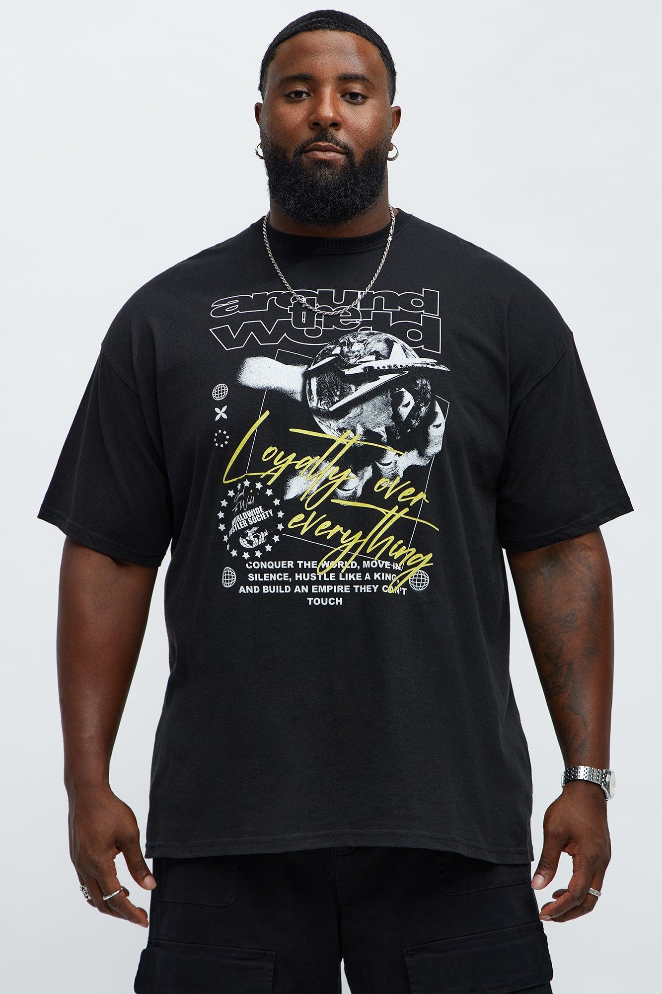 Around The World Hustle Short Sleeve Tee - Black Product Image