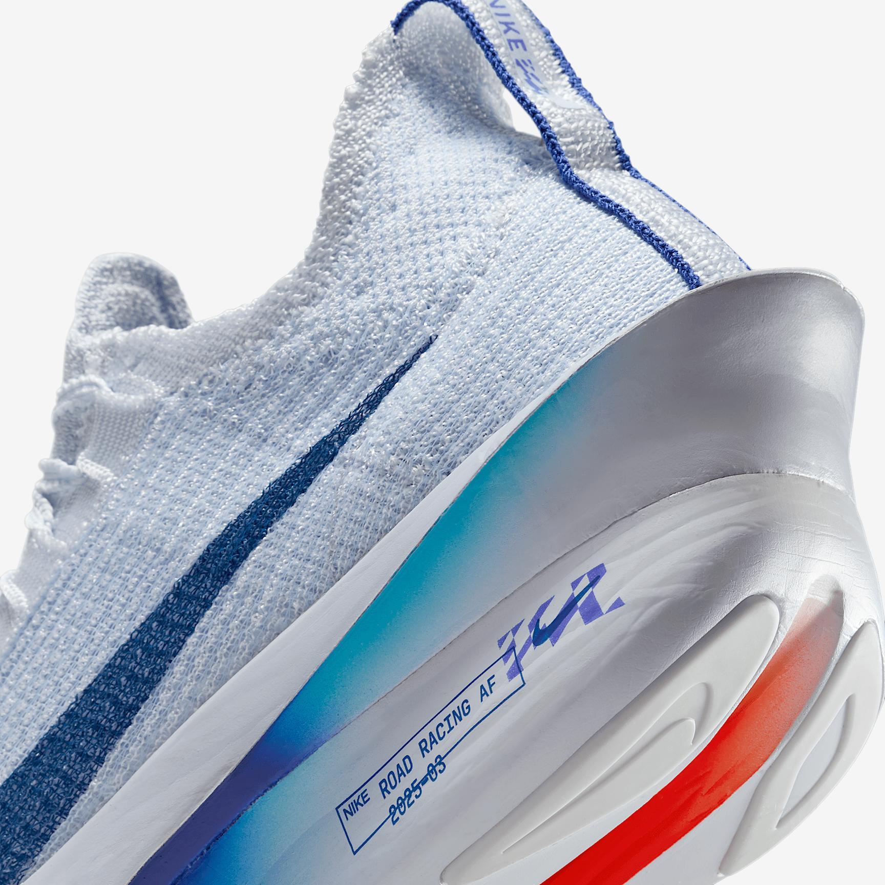 Nike Womens Air Zoom Alphafly 3 Running Shoes in Bright Crimson/Cave Purple/Lime Blast Product Image