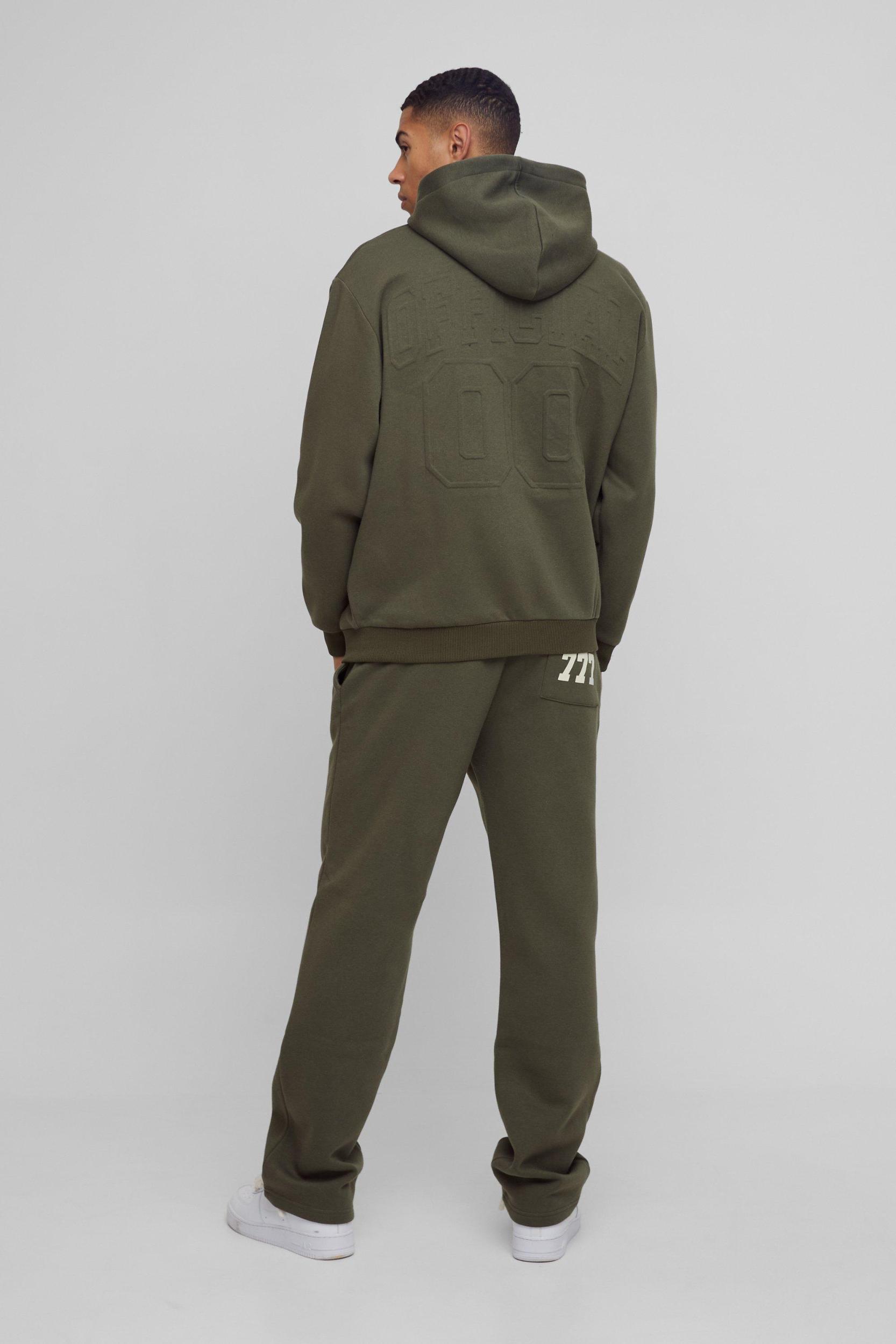 Relaxed Fit Edition Puff Print Sweatpants | boohooMAN USA Product Image