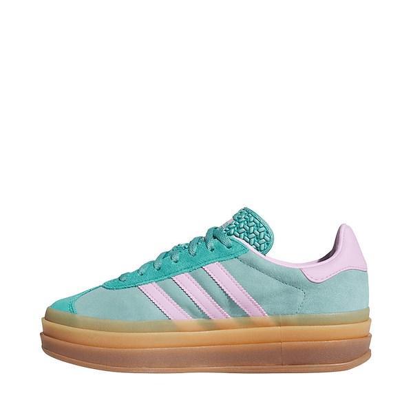 Womens adidas Gazelle Bold Athletic Shoe - Powder Teal / Bliss Lilac / Pure Teal Product Image