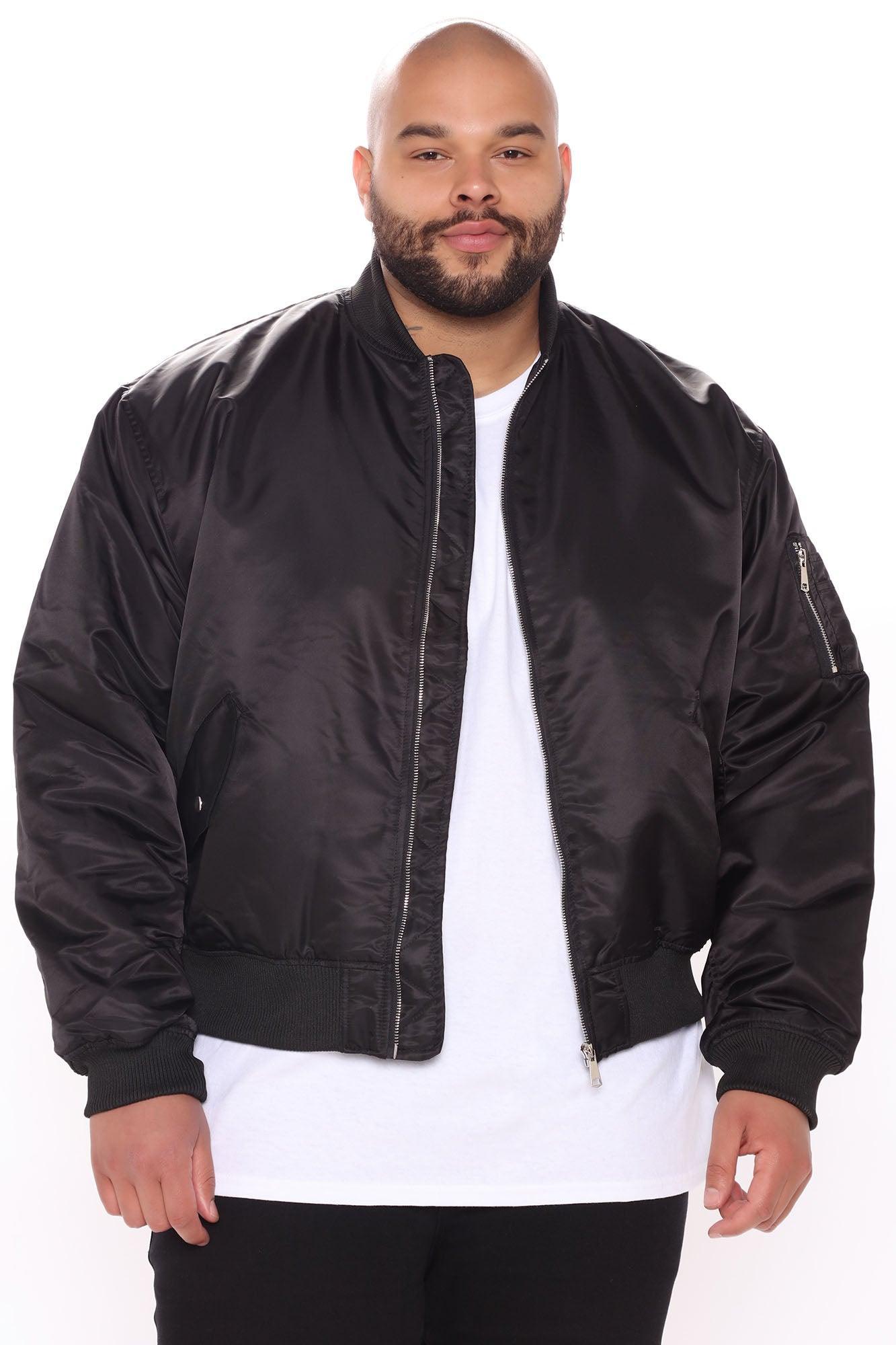 Classic Bomber Jacket - Black Product Image