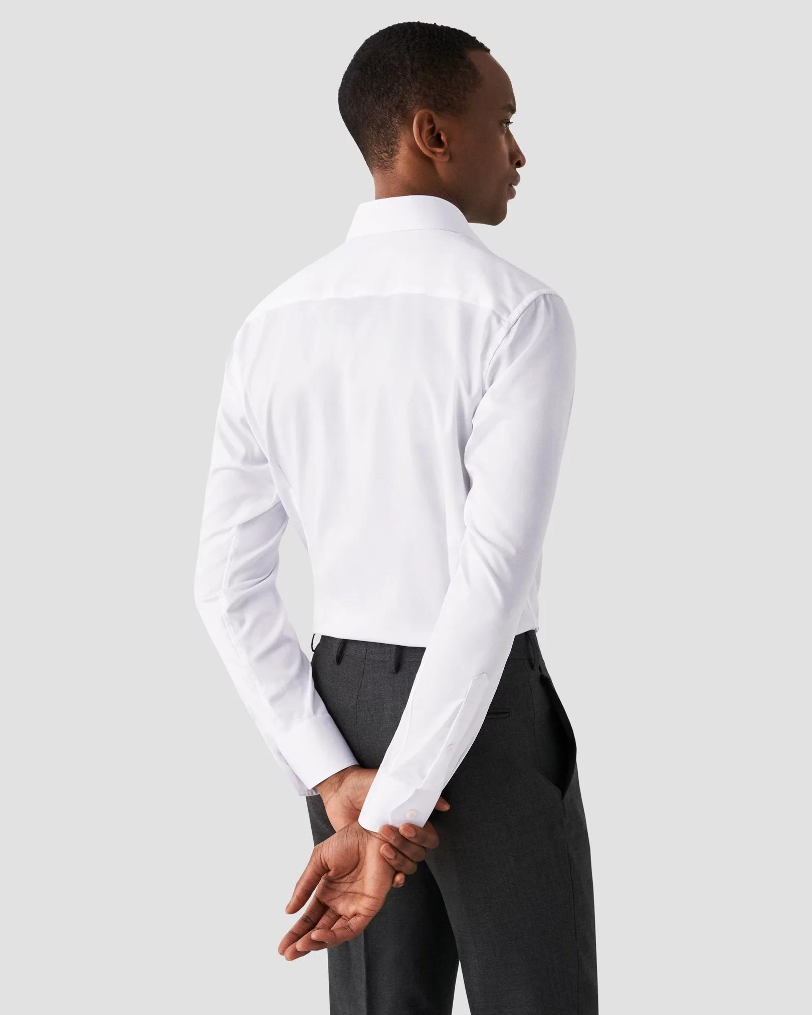 Eton Mens Business Solid White Slim Shirt Product Image