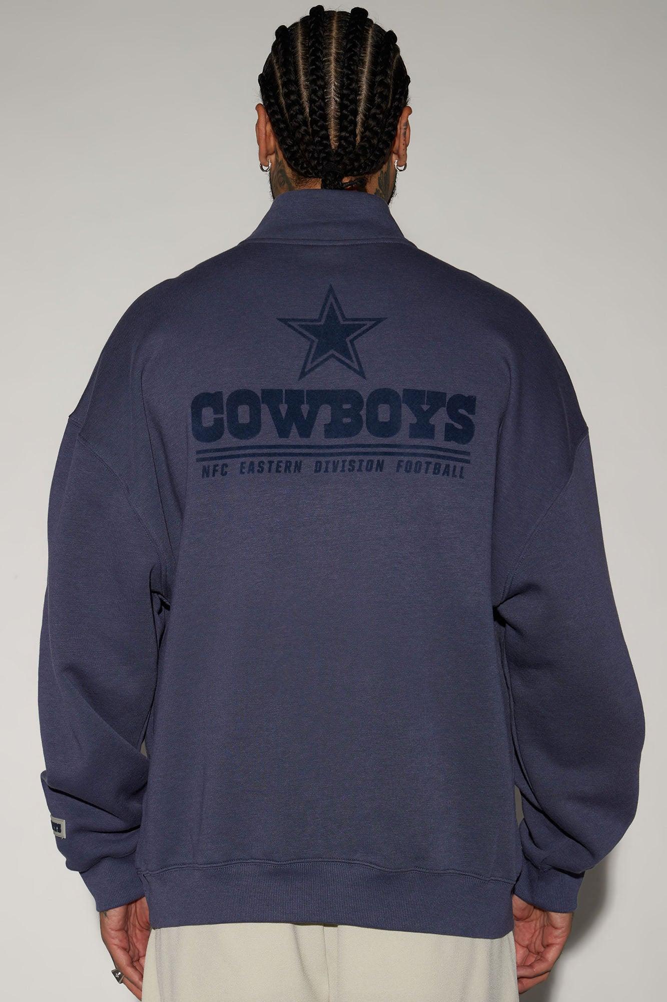 Cowboys Essential Quarter Zip Sweatershirt - Navy/combo Product Image