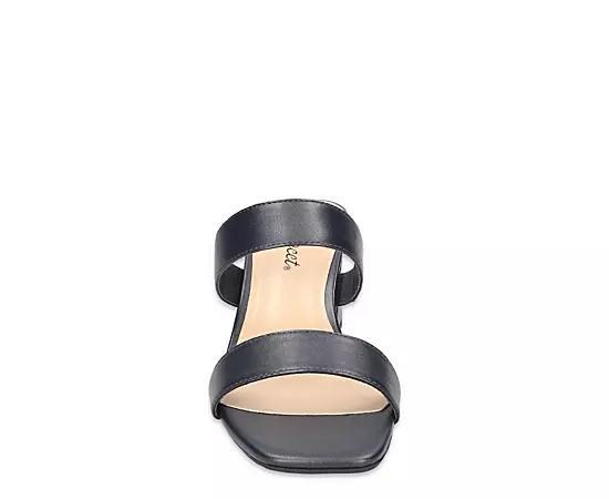 Easy Street Clovelle Women's Square Toe Block Heel Sandals, Size: 7, Silver Product Image