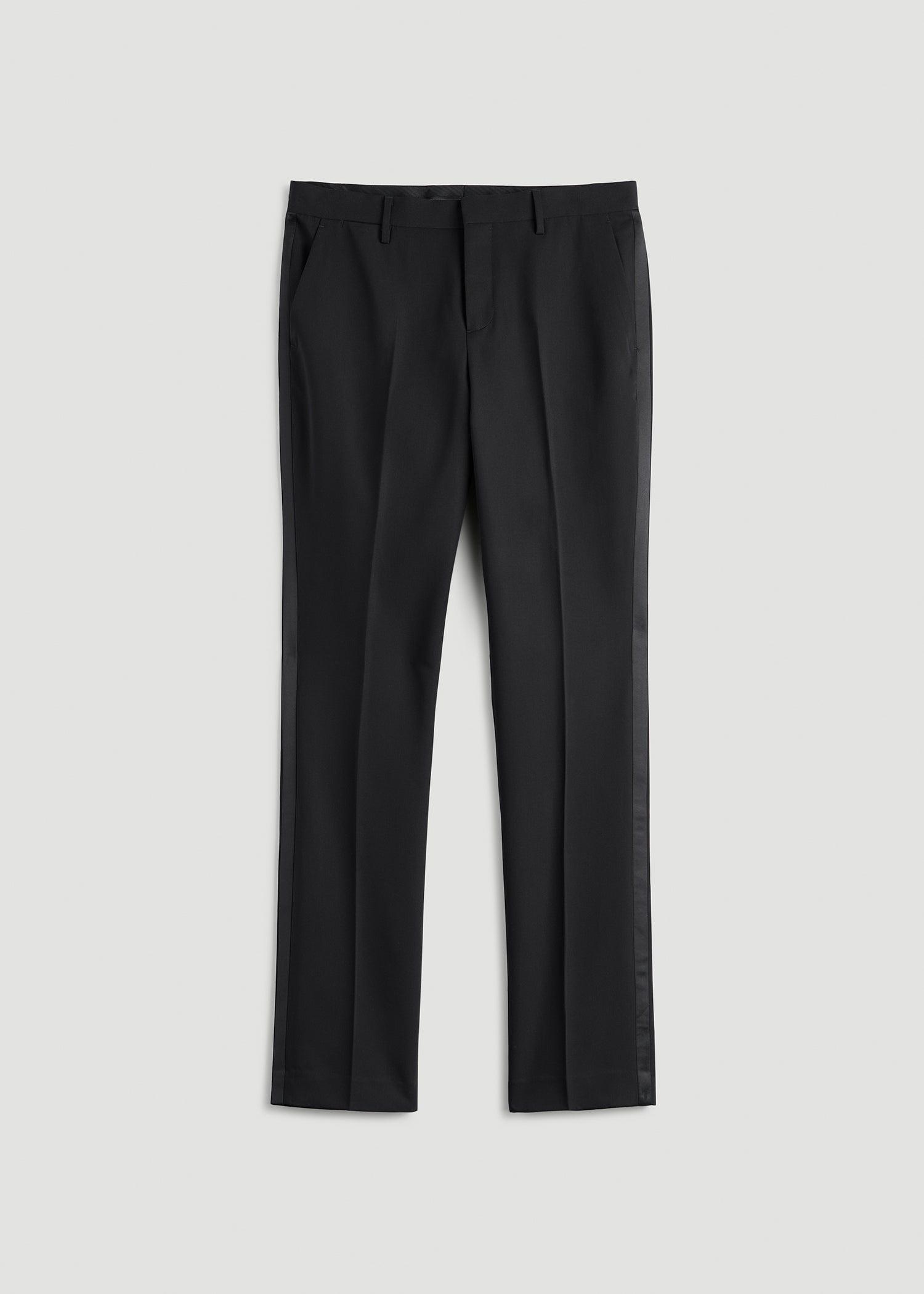Tuxedo Pants for Tall Men in Black Product Image