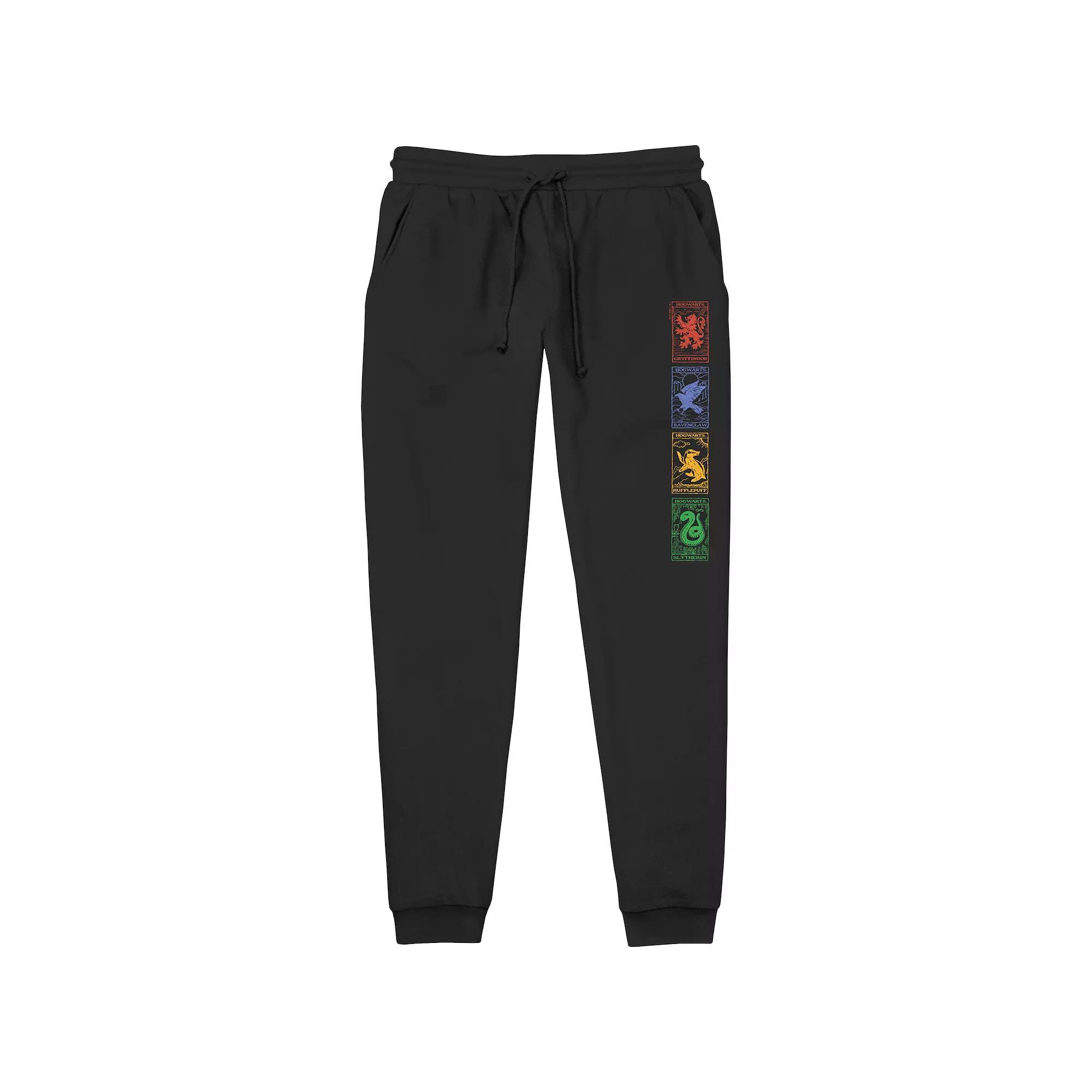 Mens Harry Potter Houses Logos Lightweight Joggers Product Image