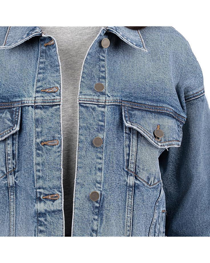 Julia Crop Jacket w/ Drop Shoulder-Regular Waistband Product Image