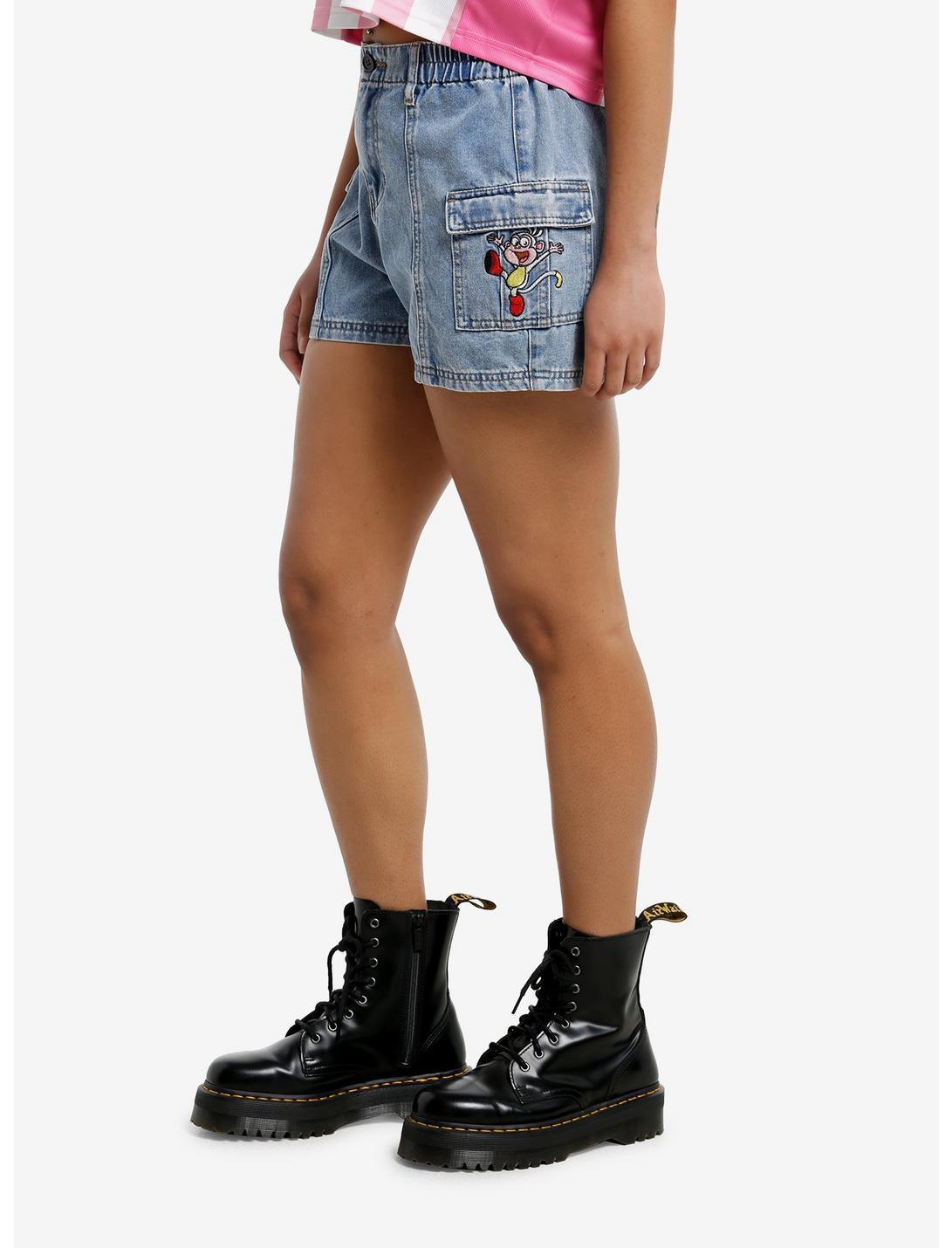 Dora The Explorer Denim Cargo Shorts Product Image