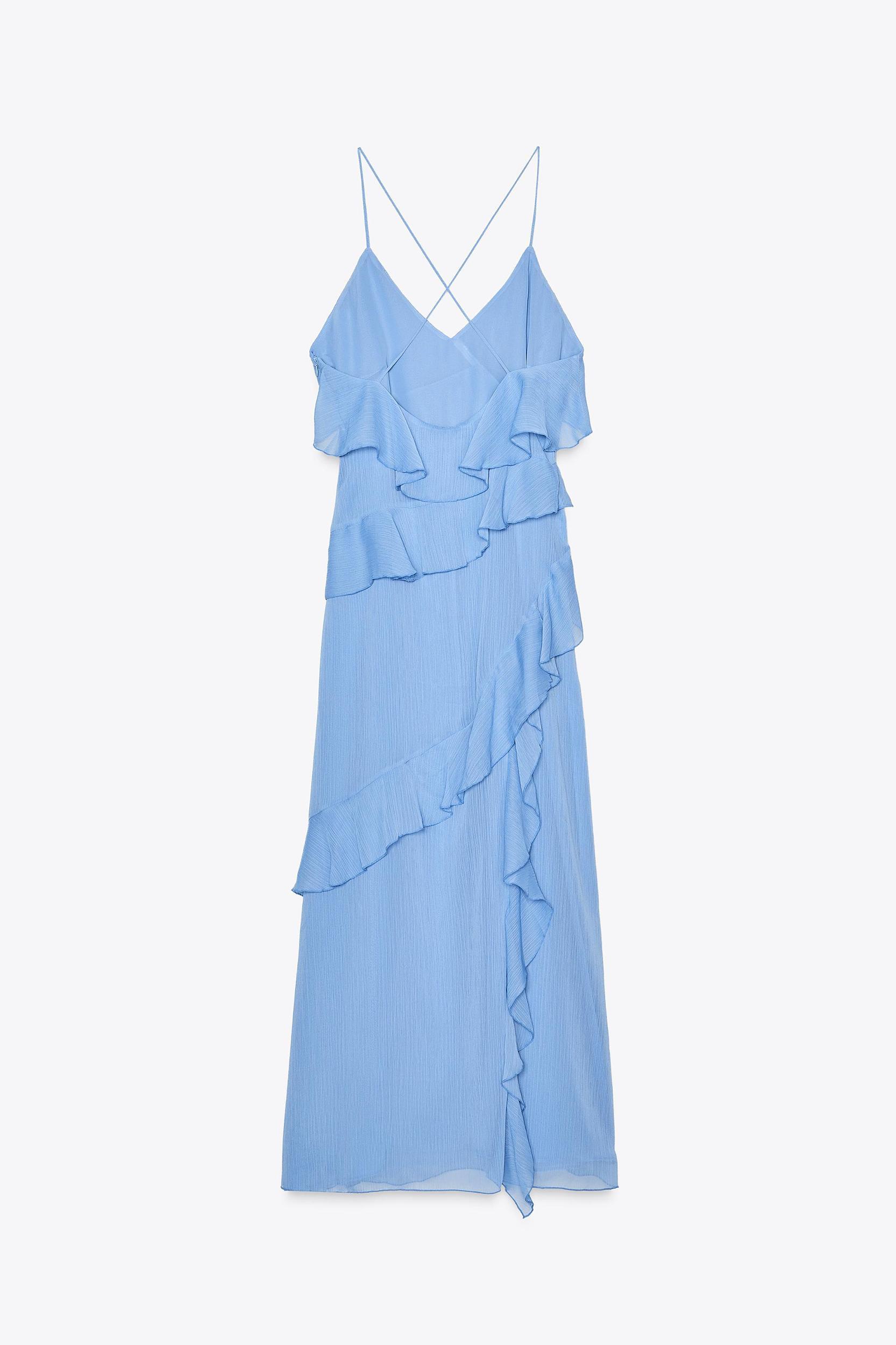 RUFFLED DRESS ZW COLLECTION Product Image