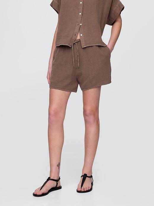 Crinkle Gauze Easy Shorts Product Image