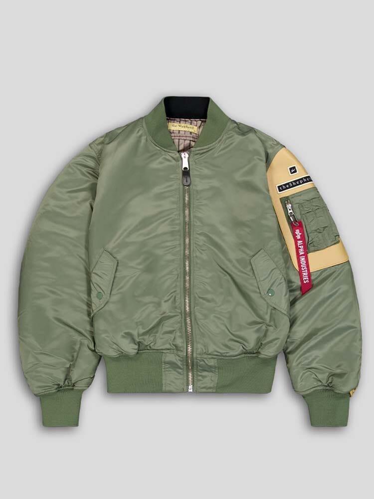ALPHA X UNDERCOVER THE SHEPHERD MA-1 BOMBER JACKET Male Product Image