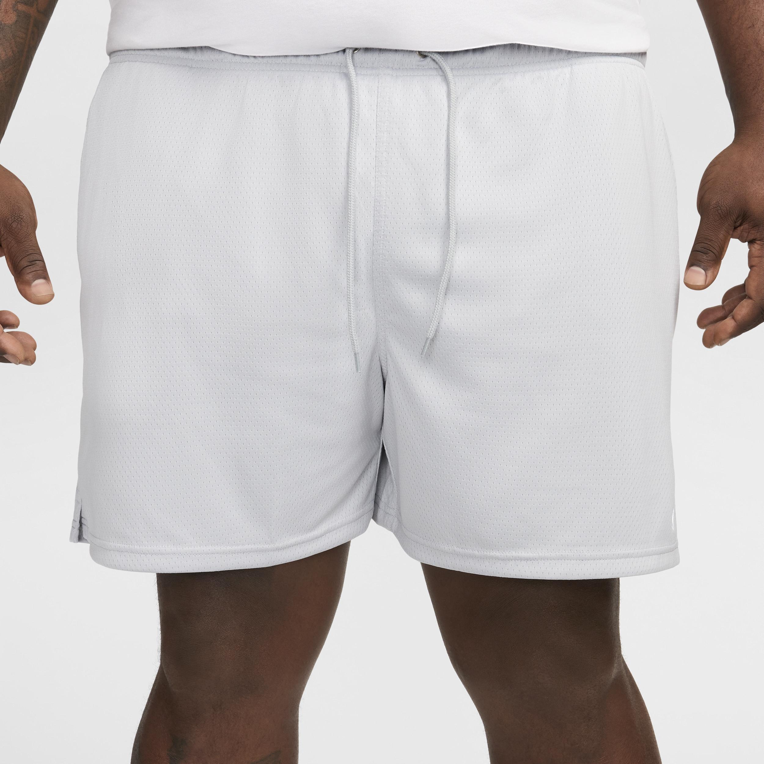 Big & Tall Nike Club Mesh Flow Shorts, Mens Light Grey Grey Product Image