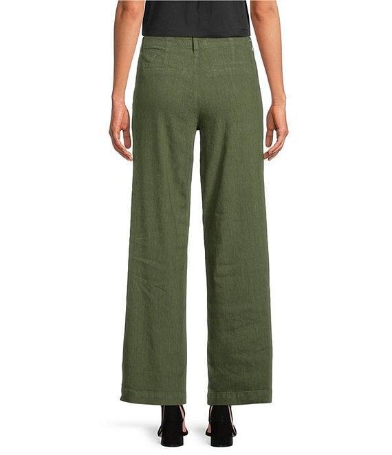 KUT from the Kloth Meg Linen Blend Wide Leg Pants Product Image