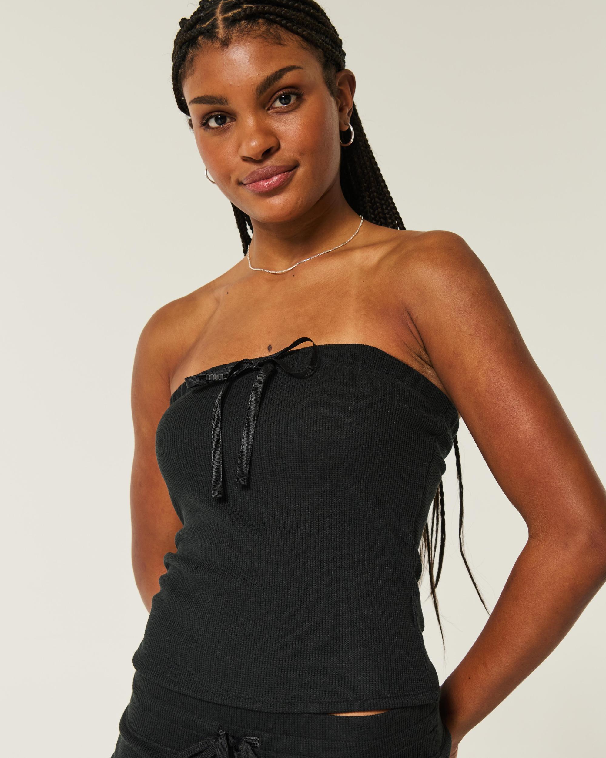 Gilly Hicks Cozy Waffle Bandeau Top Product Image