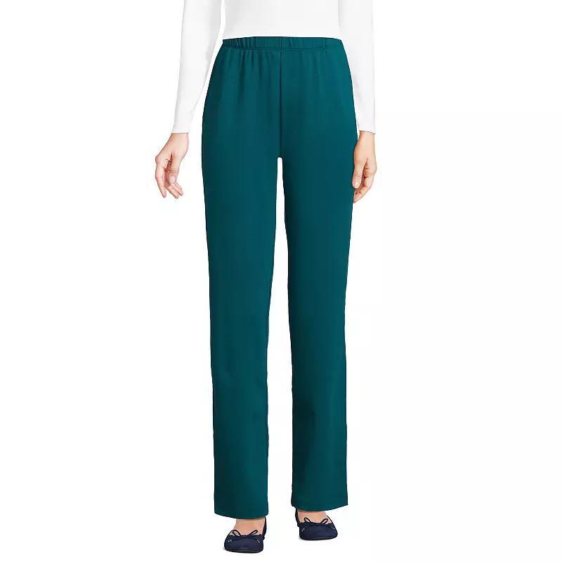Women's Lands' End Sport Knit High Waist Pants, Size: XL, Red Desert Product Image