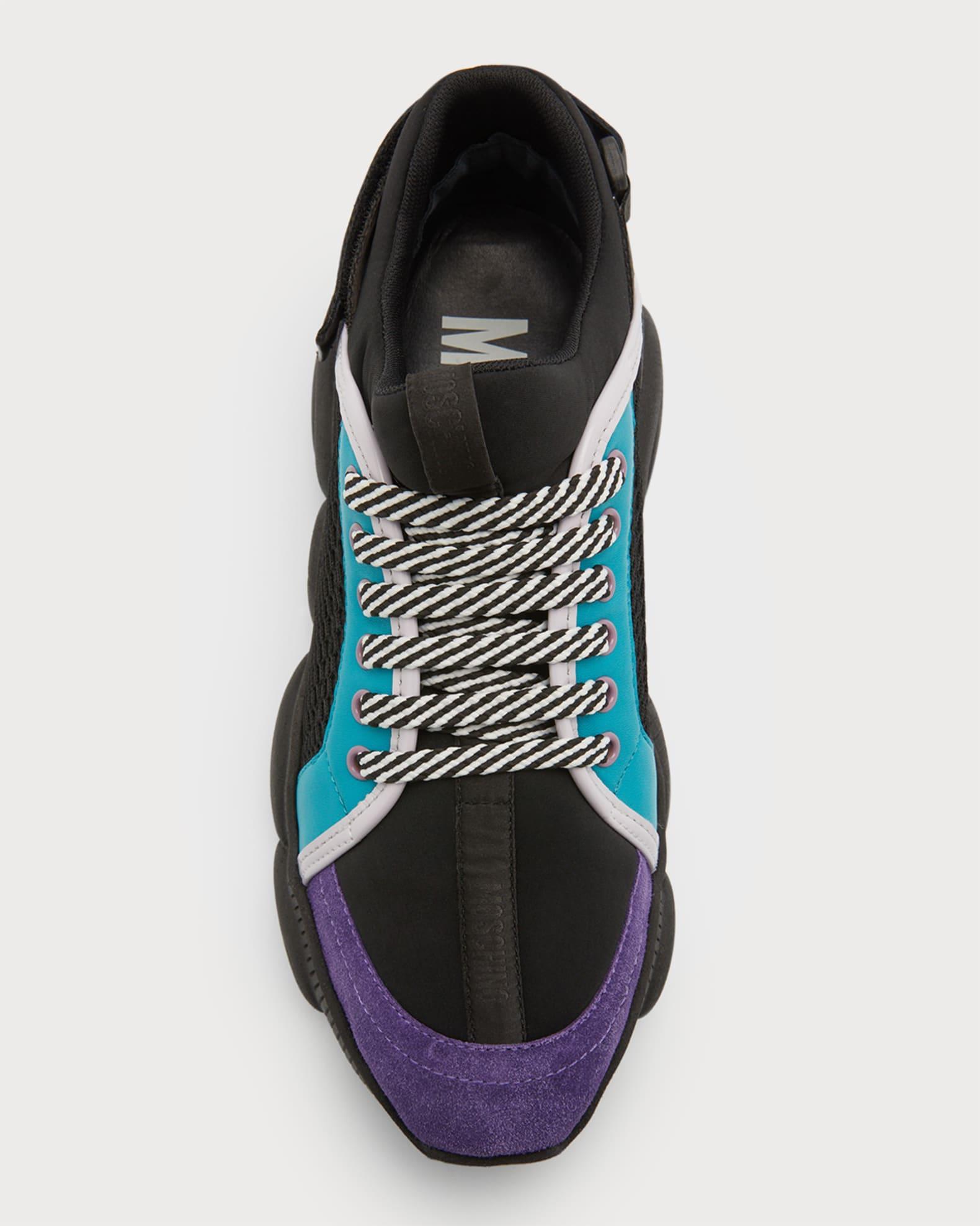Men's Color Block Teddy Sole Sneakers Product Image