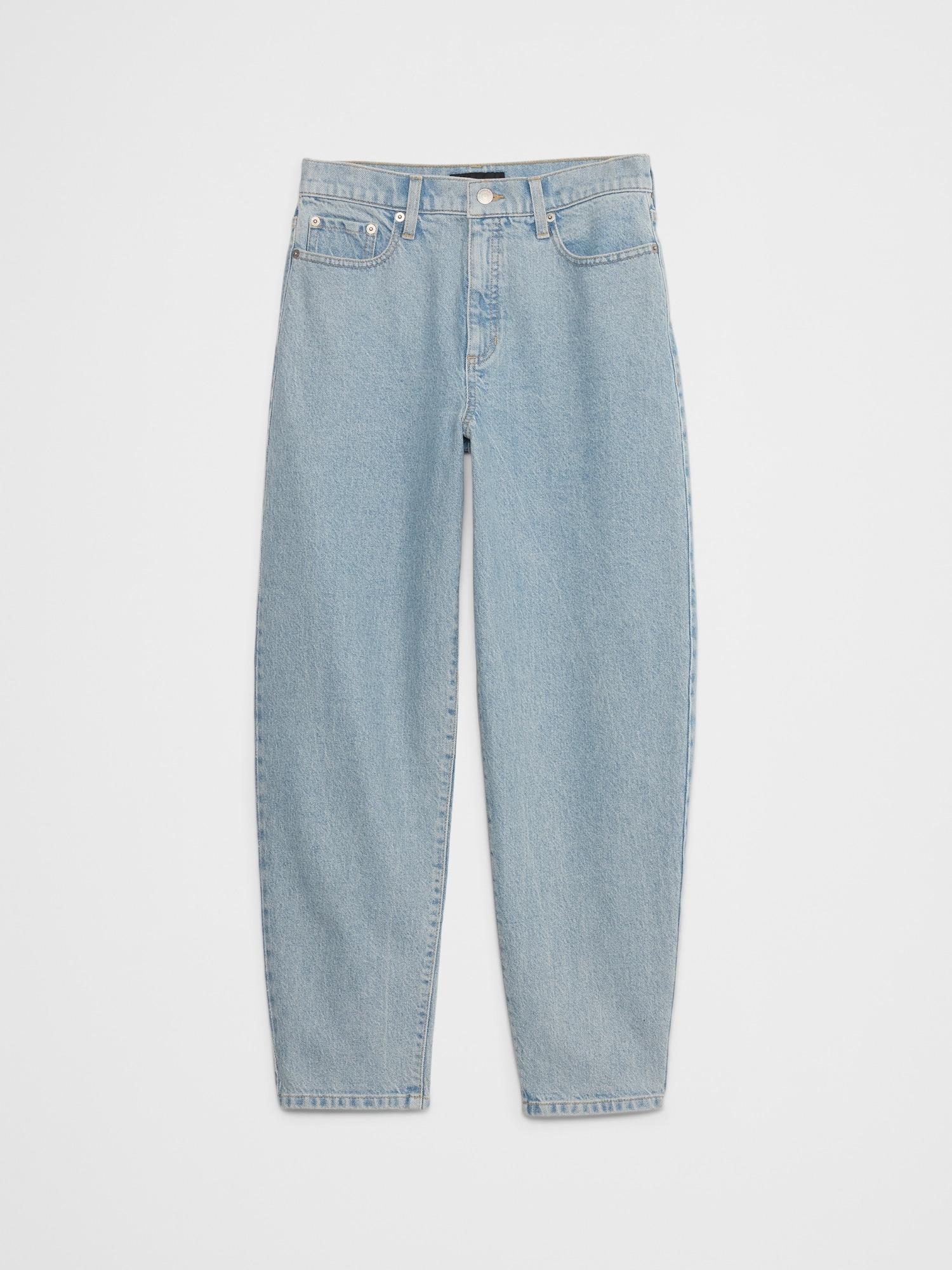 High-Rise Barrel Jean Product Image