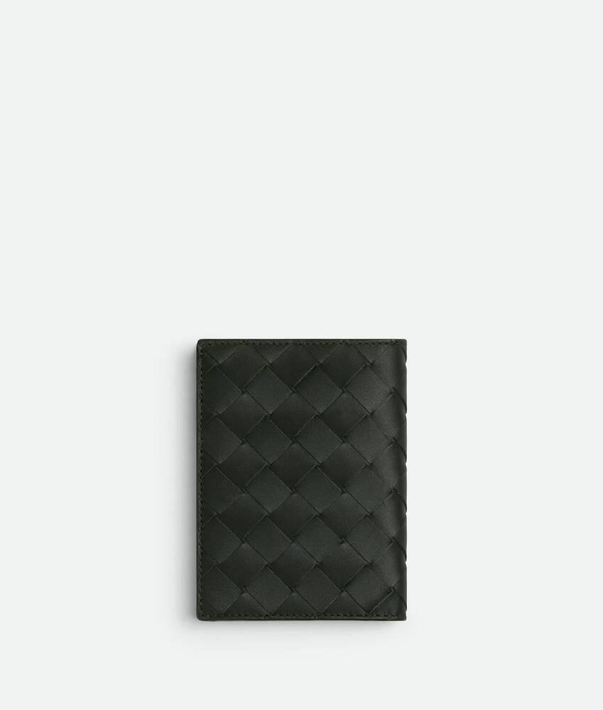 Men's Intrecciato Flap Wallet in Dark green Product Image