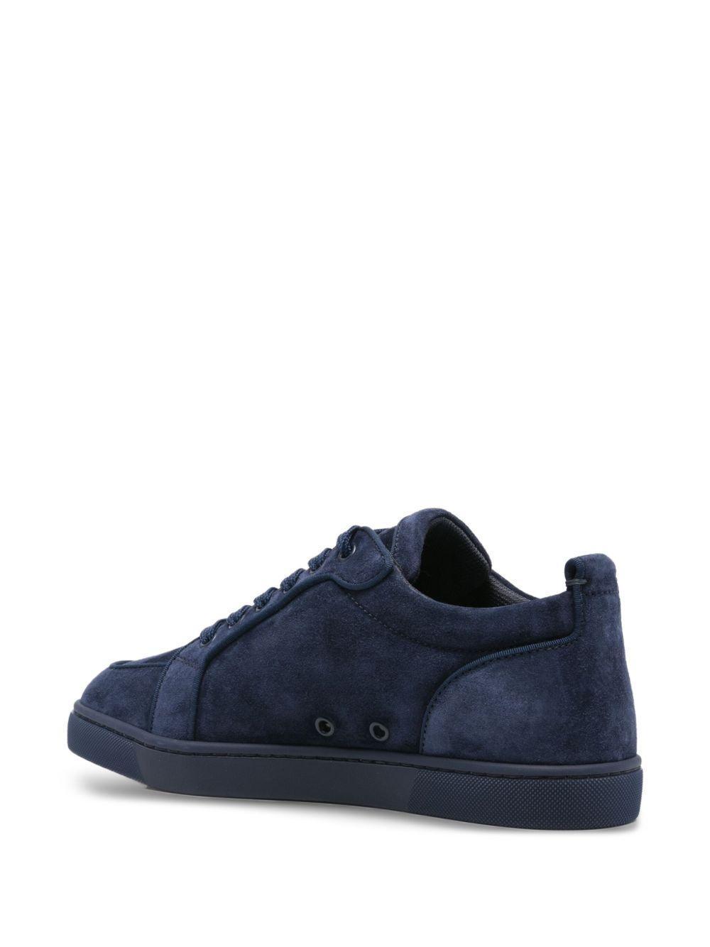 suede lace-up trainers Product Image