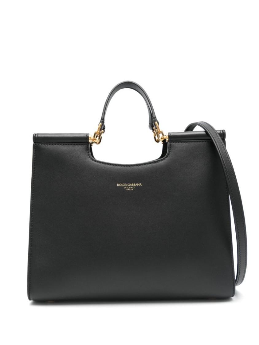 DOLCE & GABBANA Shopping Sicily Piccola In Black Product Image