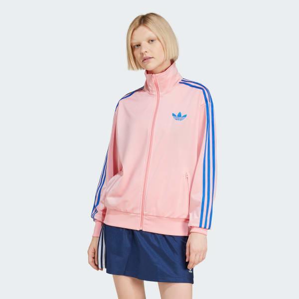 adidas Adicolor Classic Firebird Loose Track Top Black M Womens Product Image