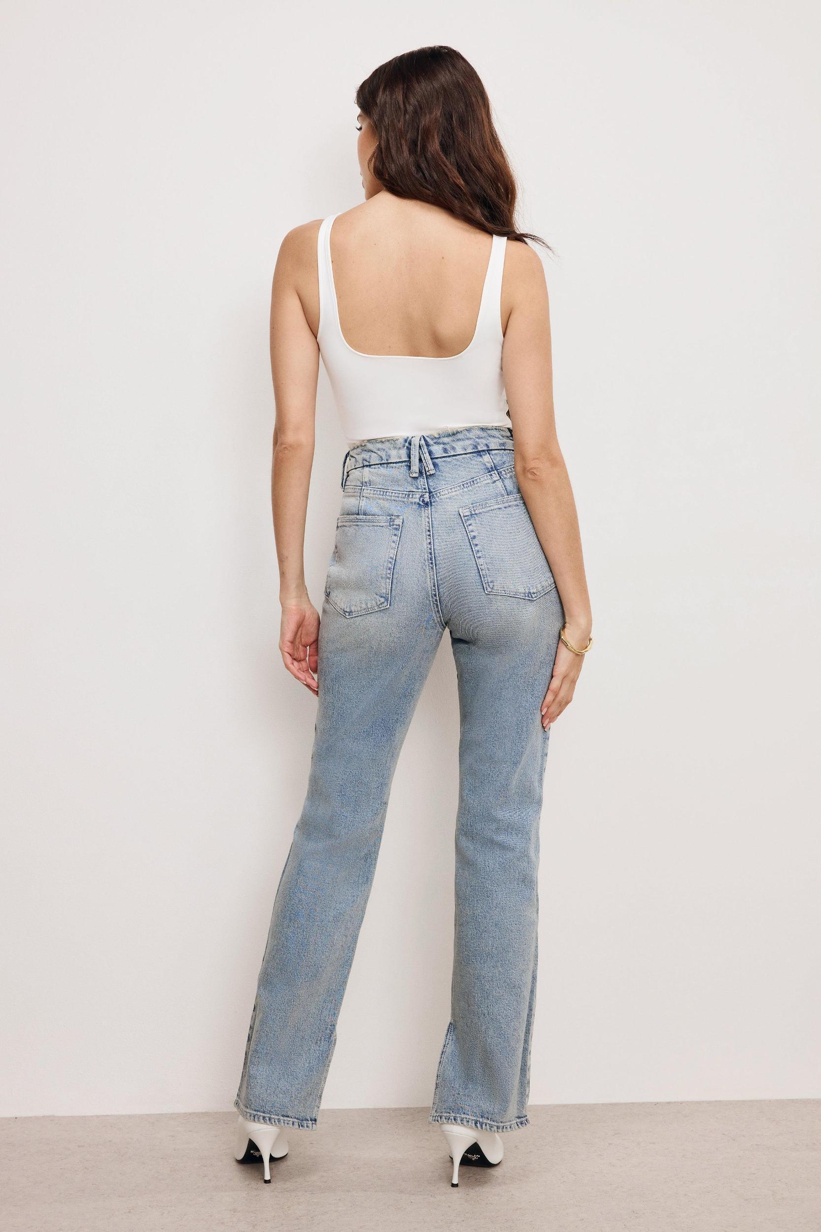 GOOD ICON STRAIGHT JEANS | INDIGO750 Product Image
