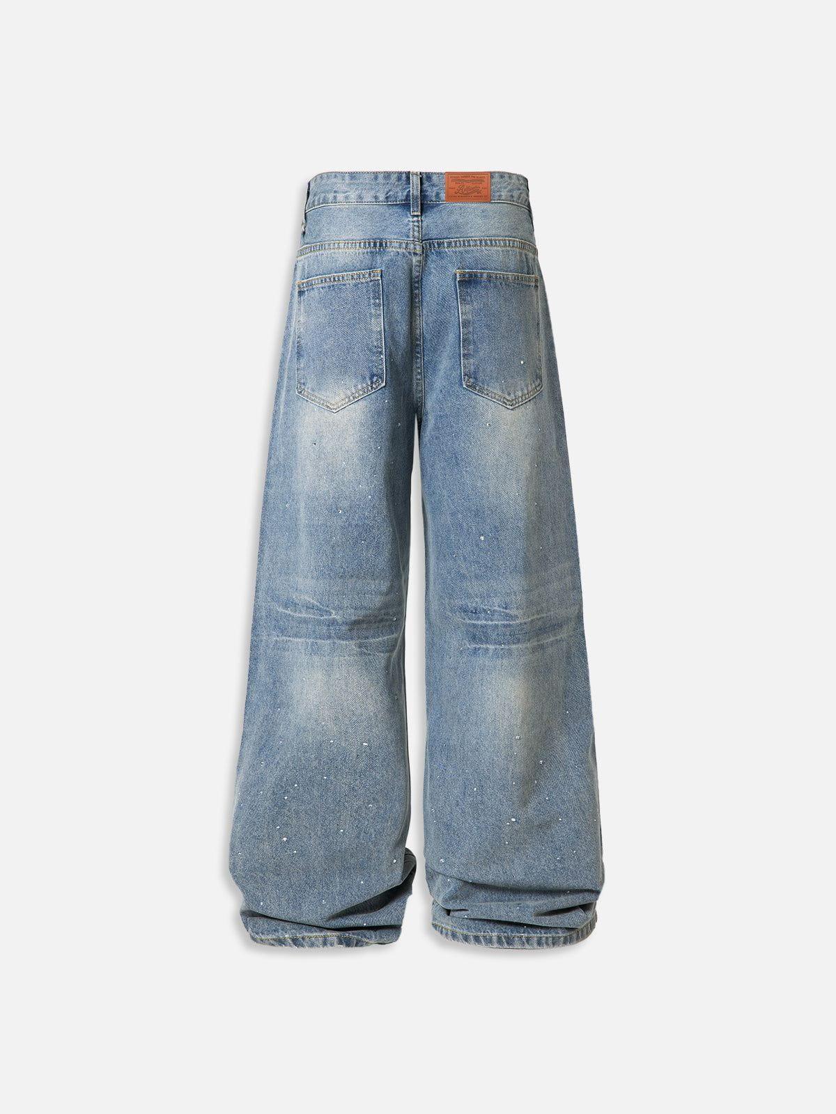 Aelfric Eden Rhinestone Baggy Jeans Product Image