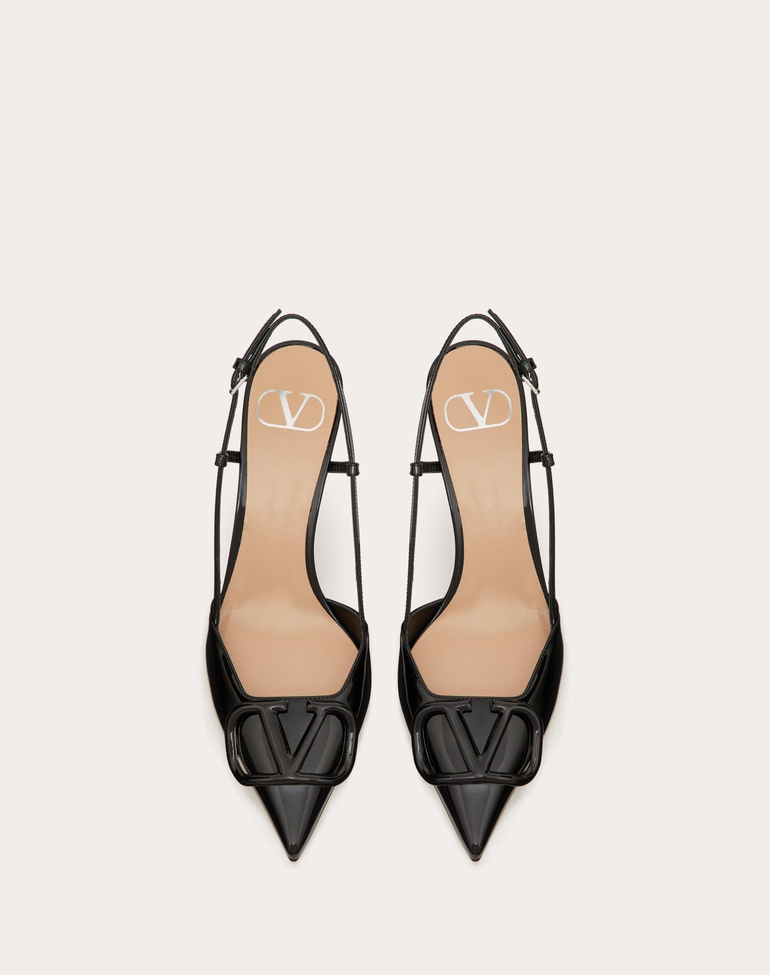 Vlogo Signature Patent Leather Slingback Pump 80Mm / 3.15 In. Product Image