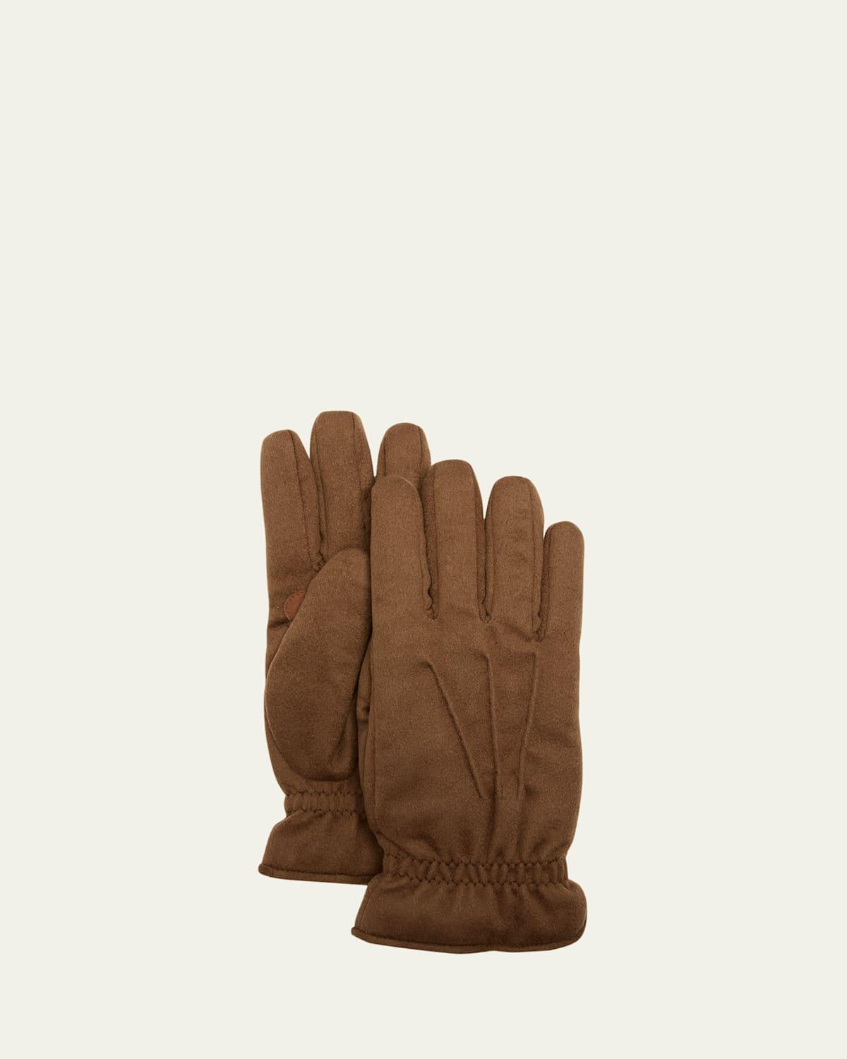 Mens Ashford Cashmere and Suede Gloves Product Image