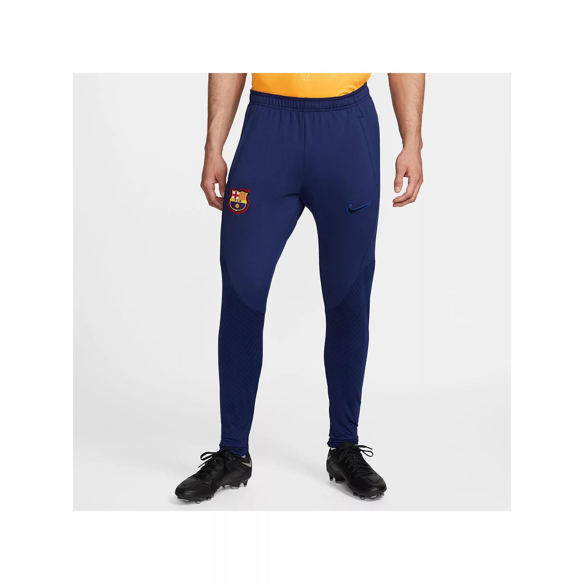 Men's Nike Navy Barcelona Strike Pants, Size: XL, Bar Blue Product Image