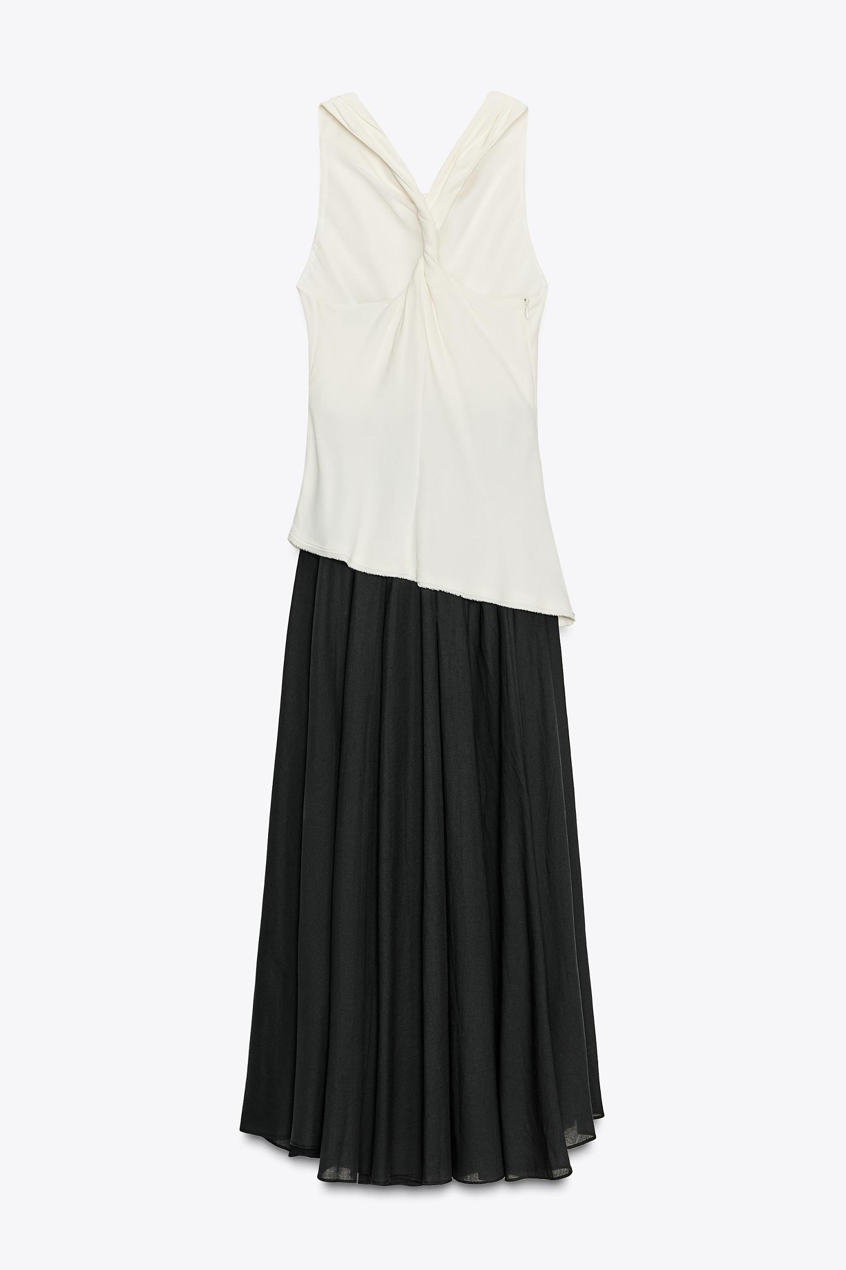 ZW COLLECTION COMBINATION HALTER DRESS Product Image