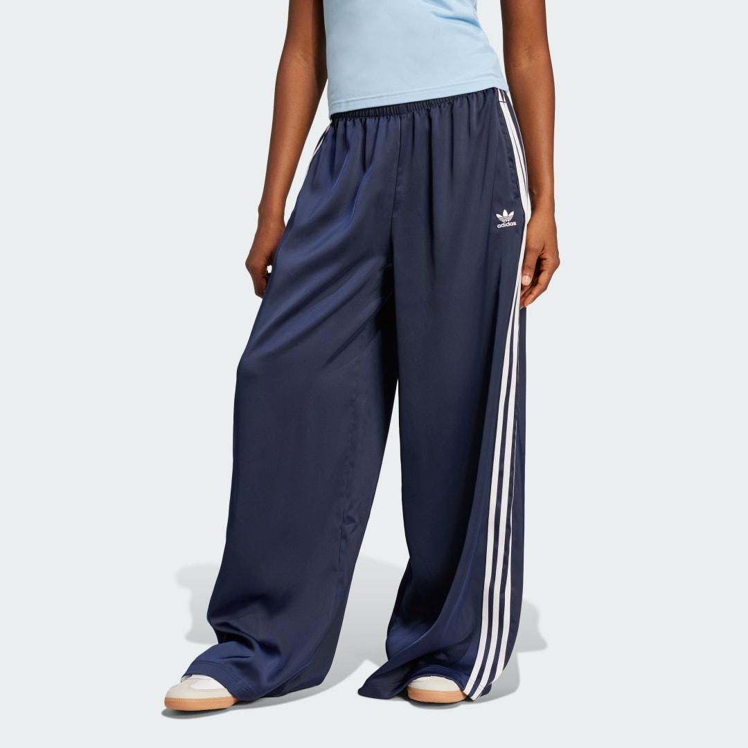 Adicolor Satin Wide Leg Track Pants Product Image