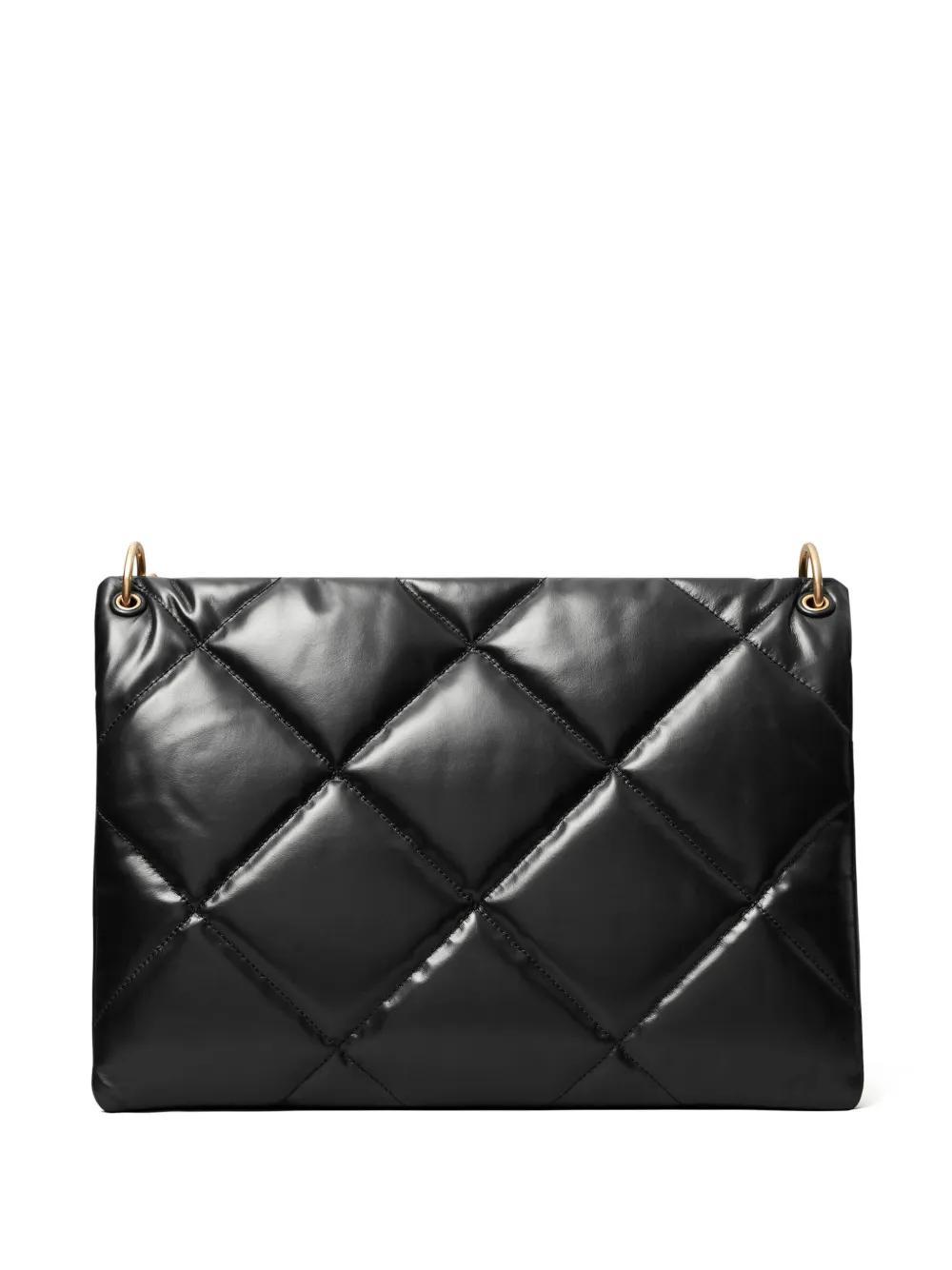 Kira diamond-quilted shoulder bag Product Image