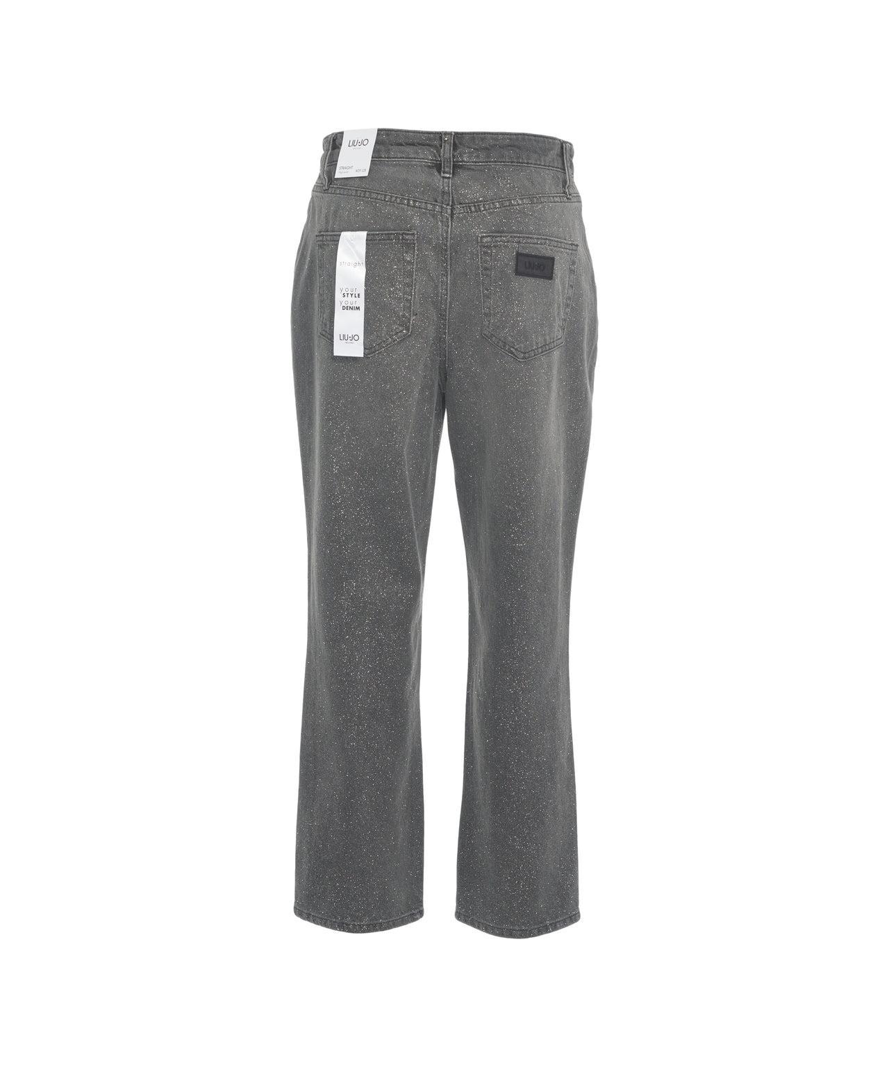 Jeans with glitter finish Product Image