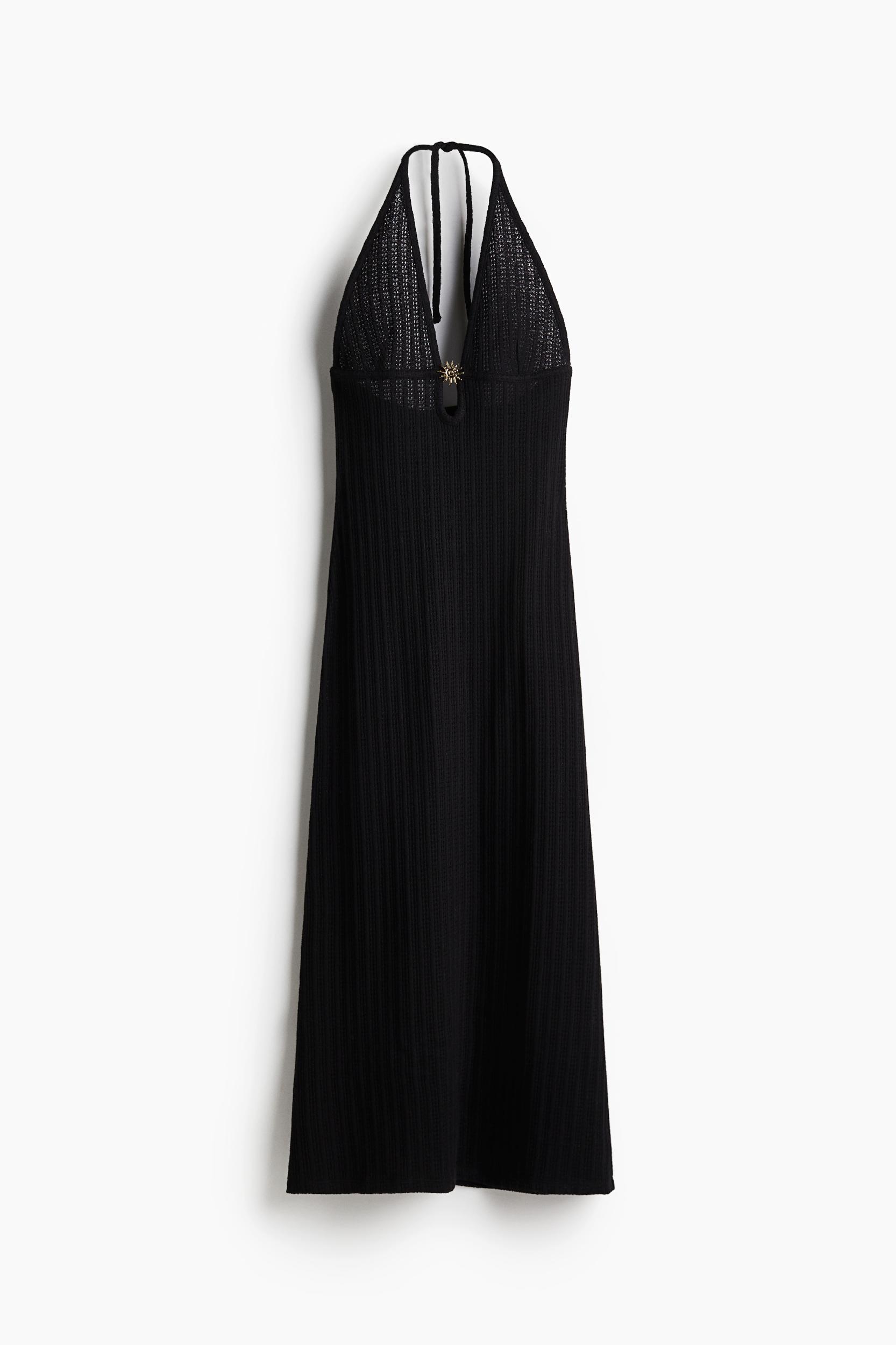 Embellished pointelle-knit dress Product Image