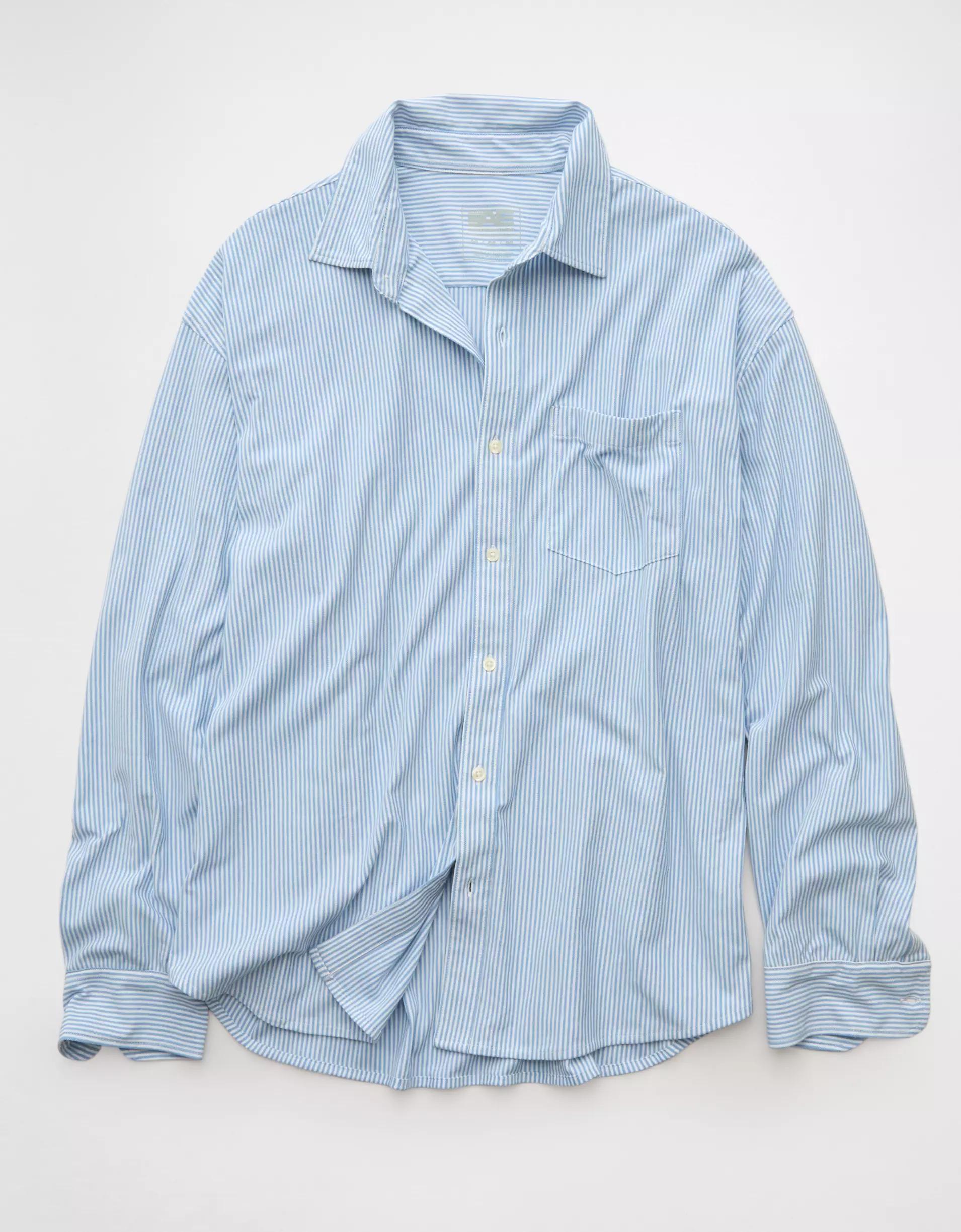 AE Oxford Stretch Piqué Shirt Product Image