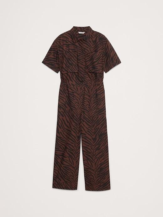 The White Lotus Poplin Utility Jumpsuit Product Image