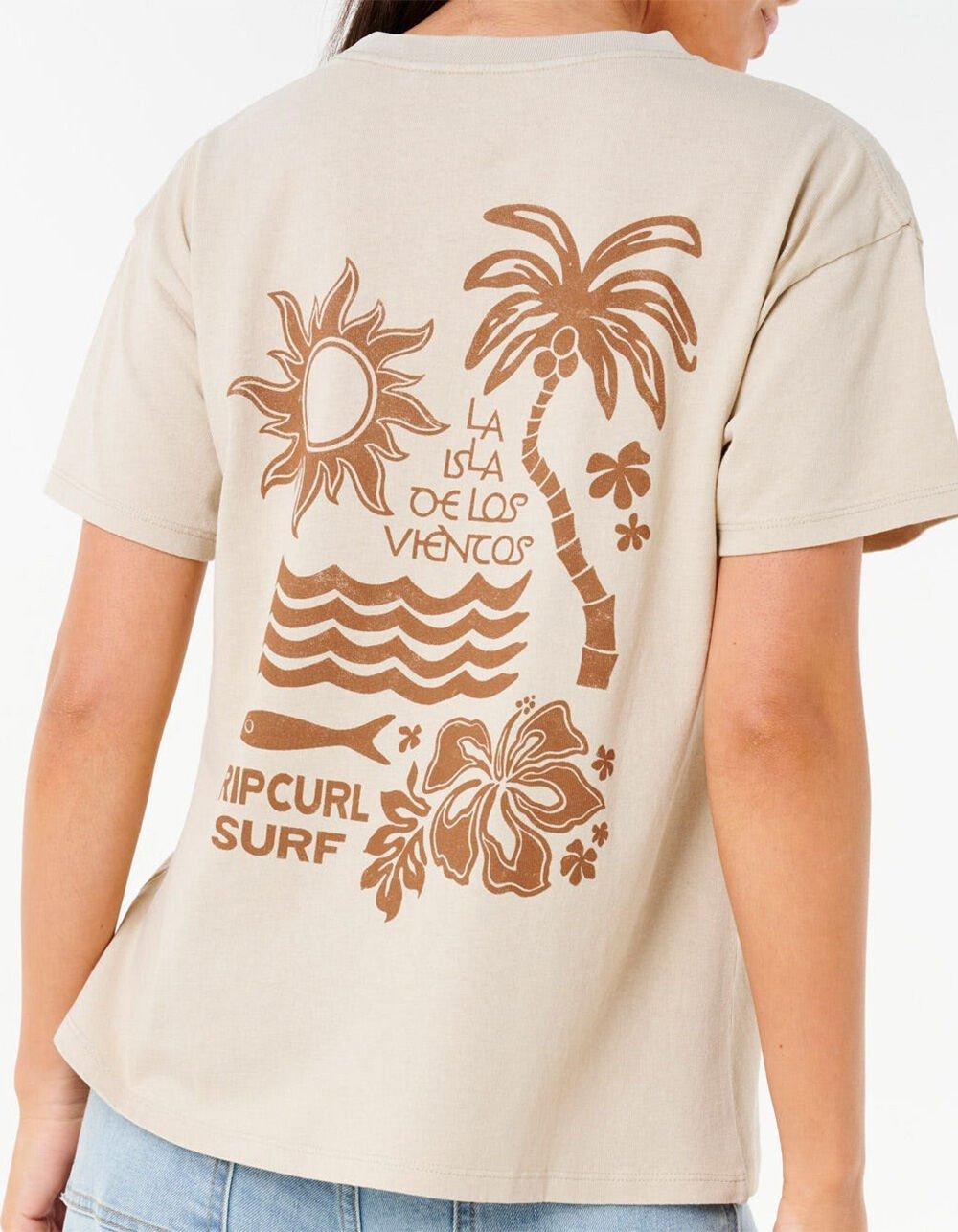 RIP CURL Cala Nights Womens Relaxed Tee - NATURAL Product Image